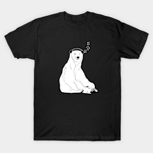 Jamming Polar Bear T-Shirt